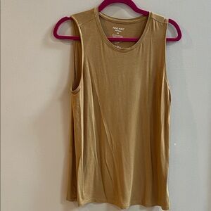 Nine West  Gold Soft Spun Tank Top Tee
